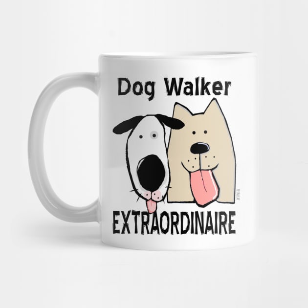 Dog Walker Extraordinaire by sfernleaf